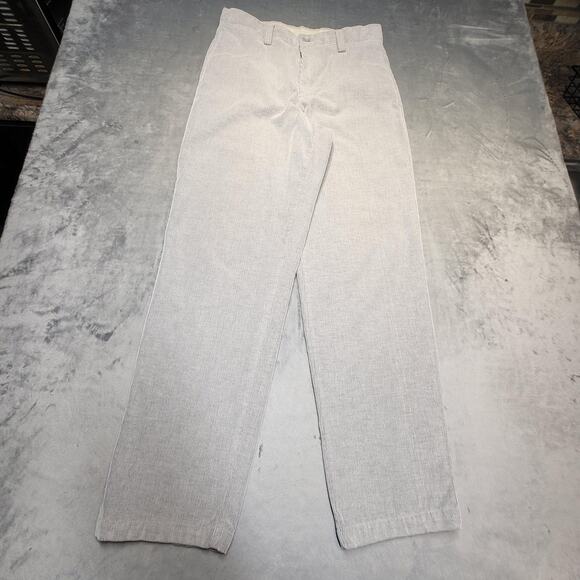Dockers Other - Vintage Dockers Pants Mens 32x32 Gray Corduroy Khakis Flat Front Straight Chino